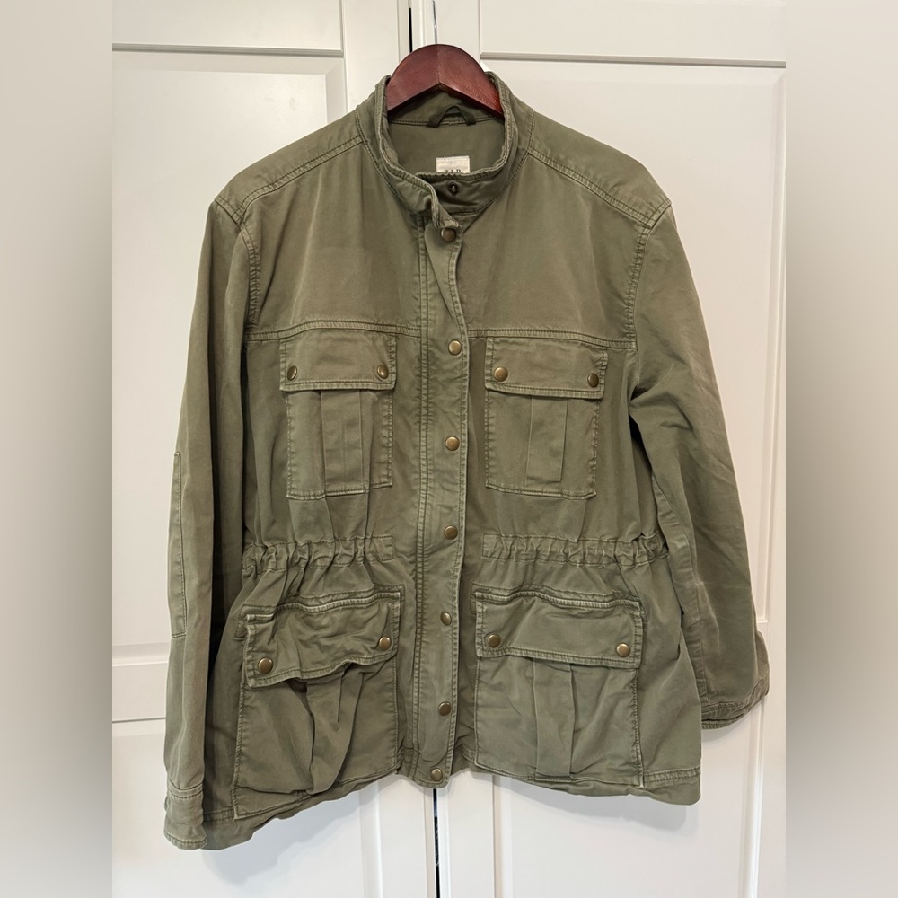 Gap Olive Utility Jacket - image 1